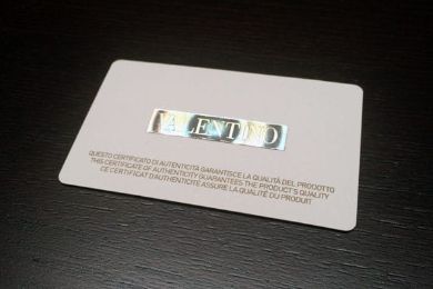 Cards and badges with holograms