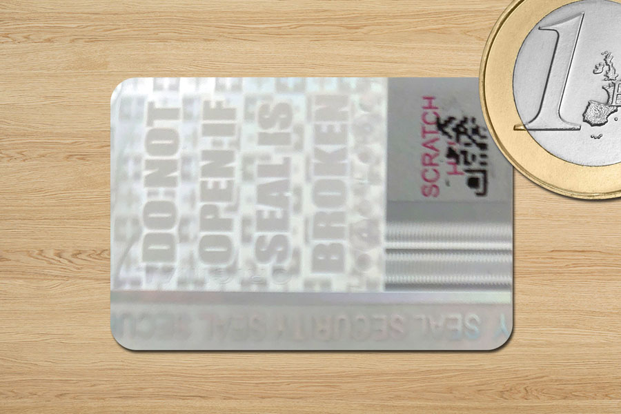 48 x 15mm Grigio Rettangolo Scratch Sticker 150 pezzi Gratta e Vinci Adesivo Etichette 